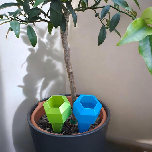 3D Printed Self-Watering Plant Stakes