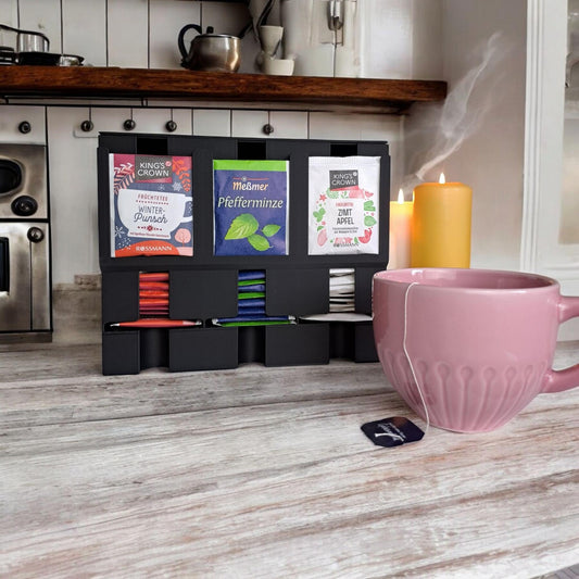 3D Printed Tea Bag Organiser and Dispenser