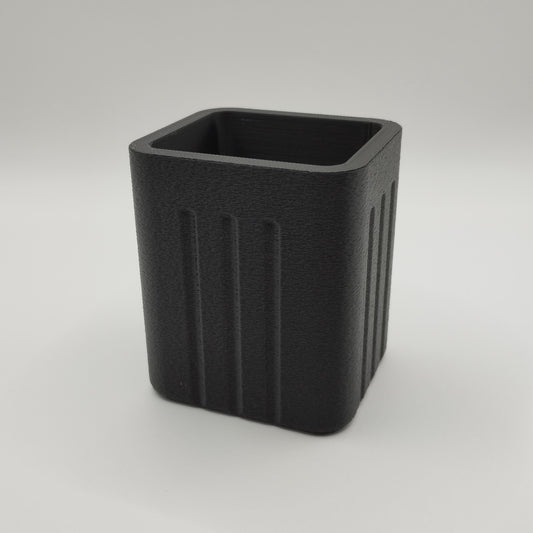 3D Printed Square Pencil & Toothbrush Holder – Desk Organiser