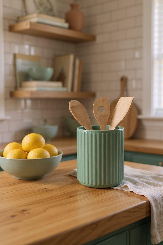 Ribbed Utensil Holder