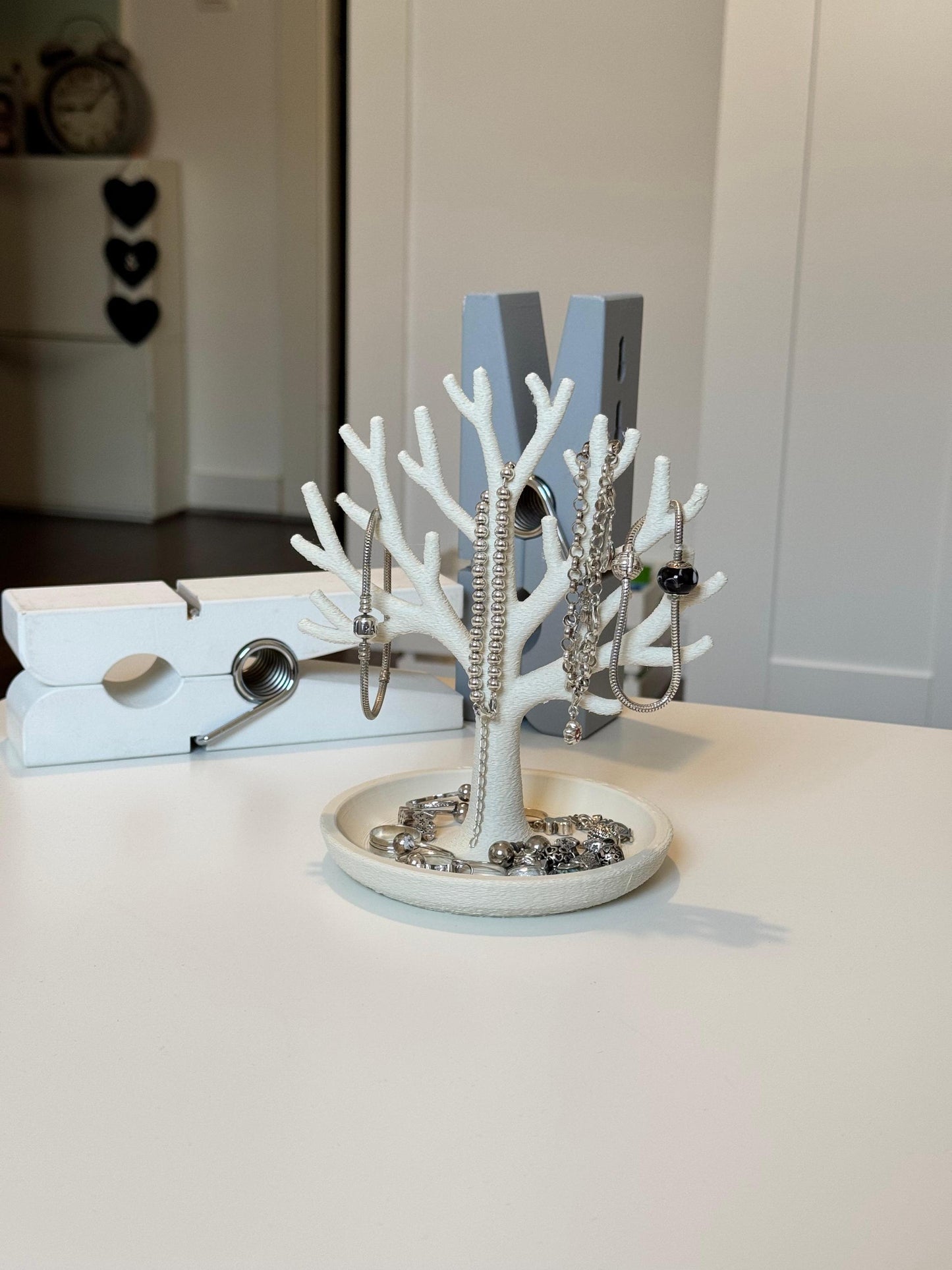 3D Printed Elegant Jewellery Tree Stand – Earring & Ring Organiser