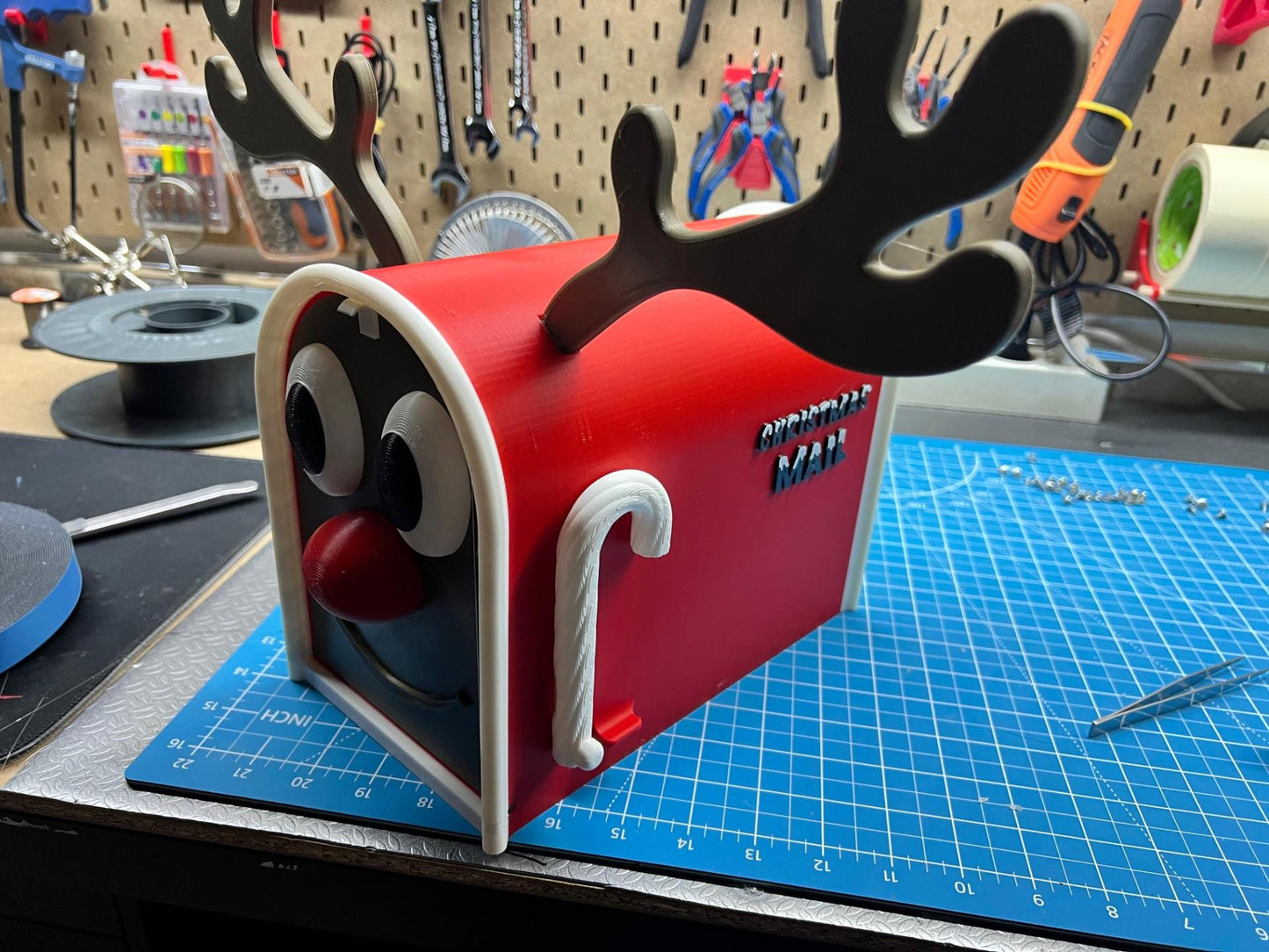 Rudolph Christmas Mailbox