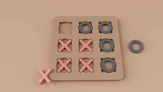 3D Printed Noughts & Crosses Game