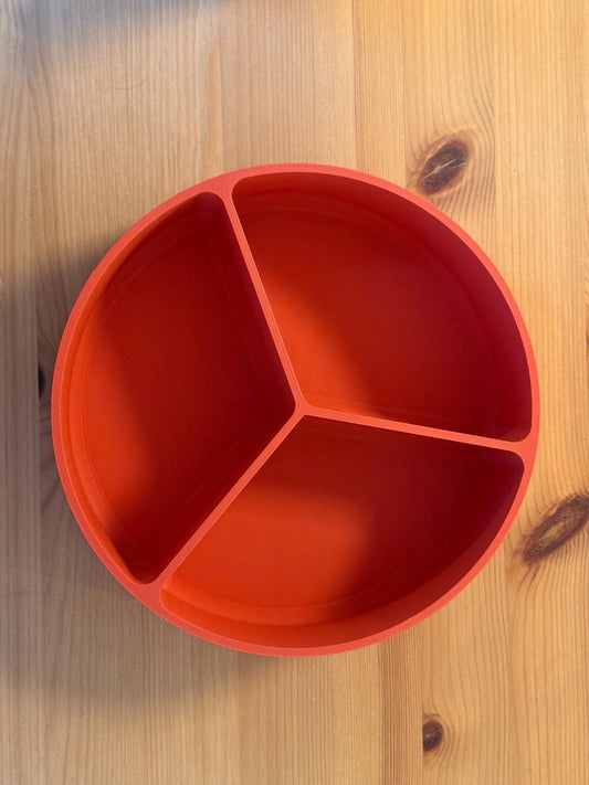 3D Printed Round 3-Section Bowl with Stars