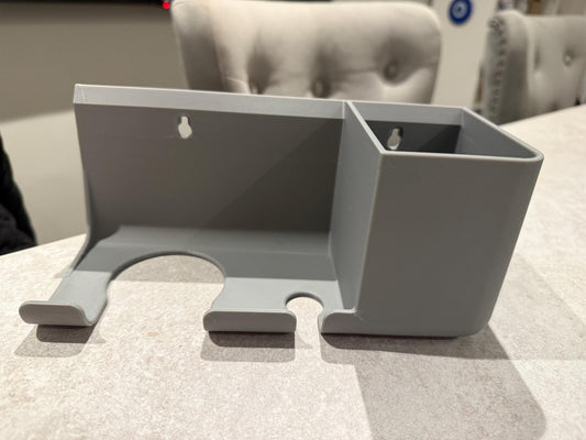 Hairdryer & Bathroom Organiser Holder