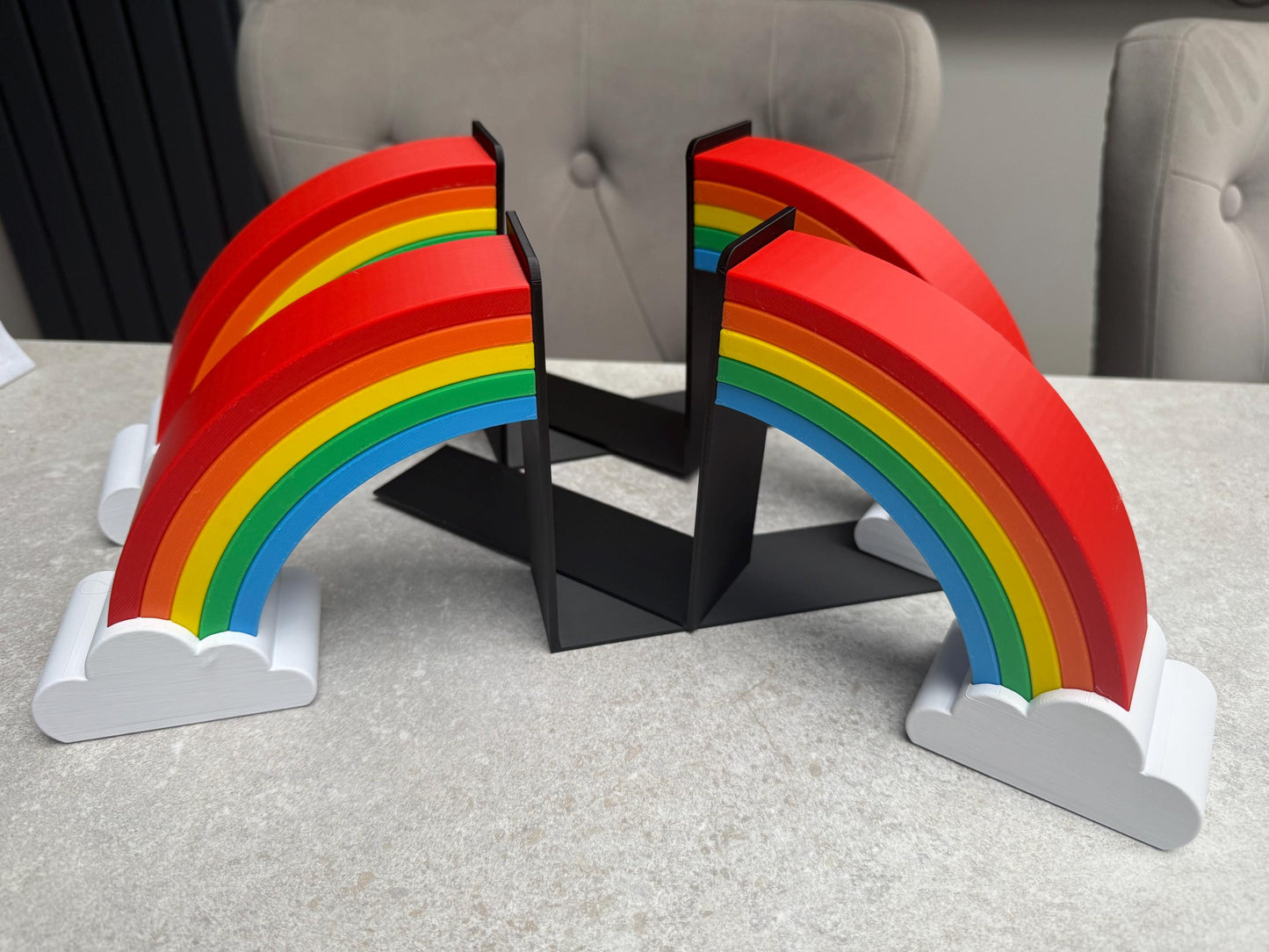 Rainbow Bookends (pair)