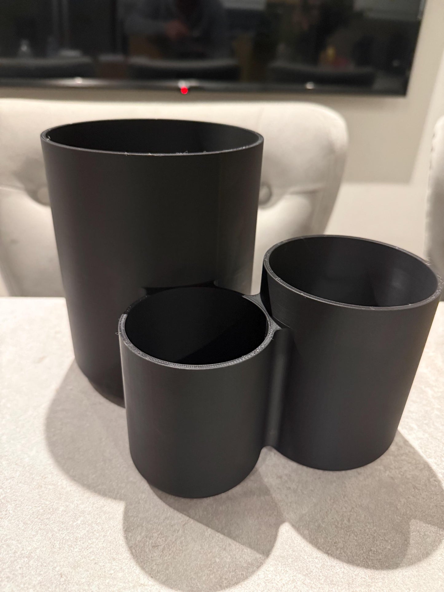 3D Printed Modern 3 Section Kitchen Utensil Holder