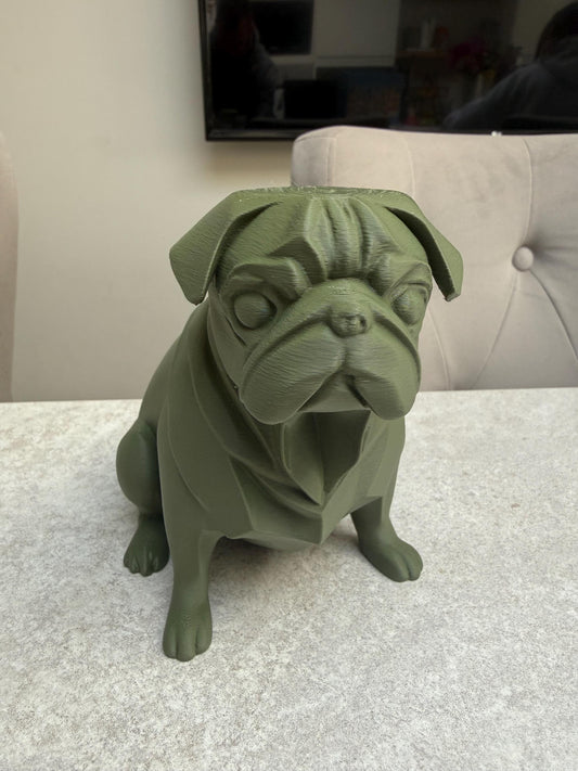 Pug Sculpture