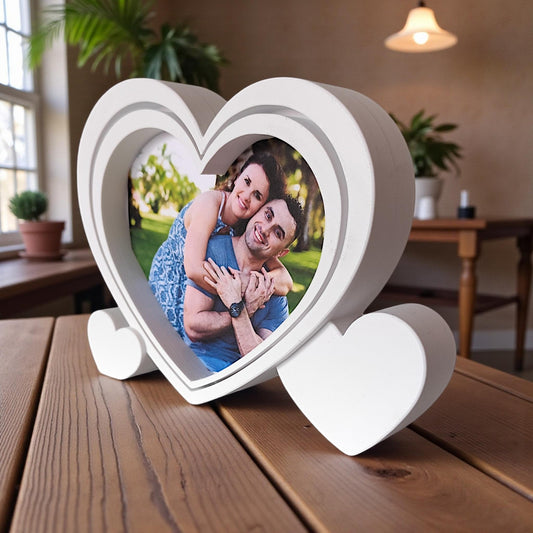 Heart Shaped Photo Frame UK