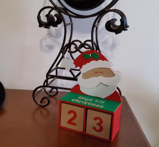3D Printed Santa Christmas Countdown Calendar