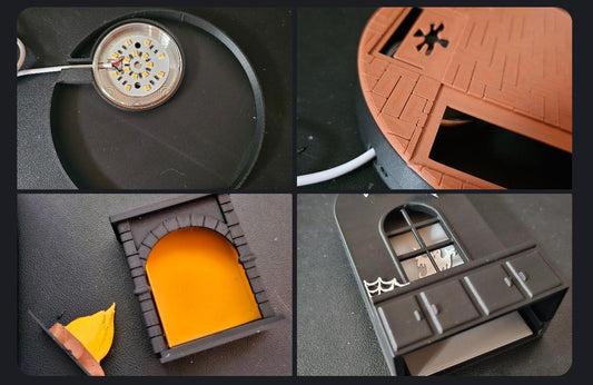 3D Printed Halloween Diorama Scene