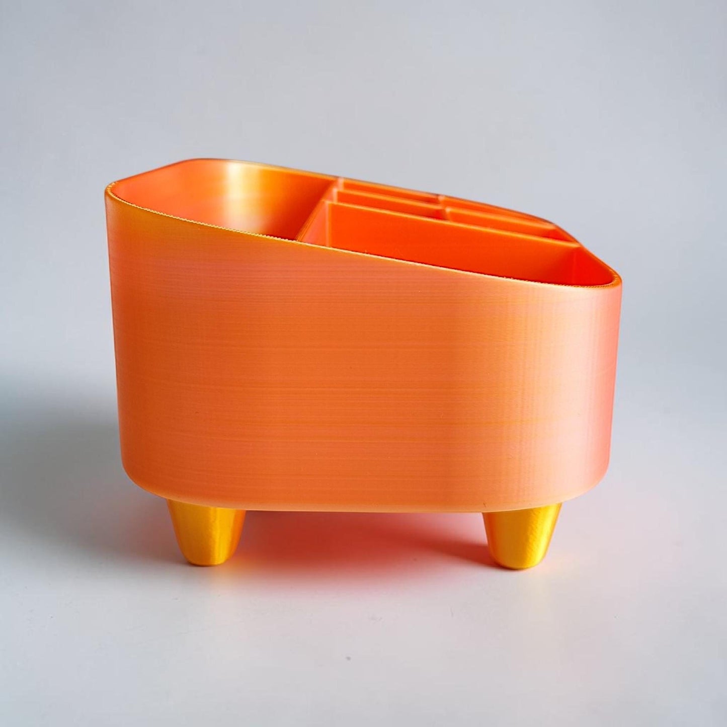 3D Printed Modern Desk Organiser Box – Office Gift UK