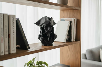 Pirate Bust Decor | 3D Printed Pirate Statue