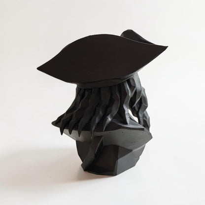 Pirate Bust Decor | 3D Printed Pirate Statue