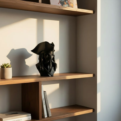 Pirate Bust Decor | 3D Printed Pirate Statue