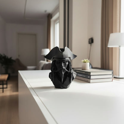 Pirate Bust Decor | 3D Printed Pirate Statue