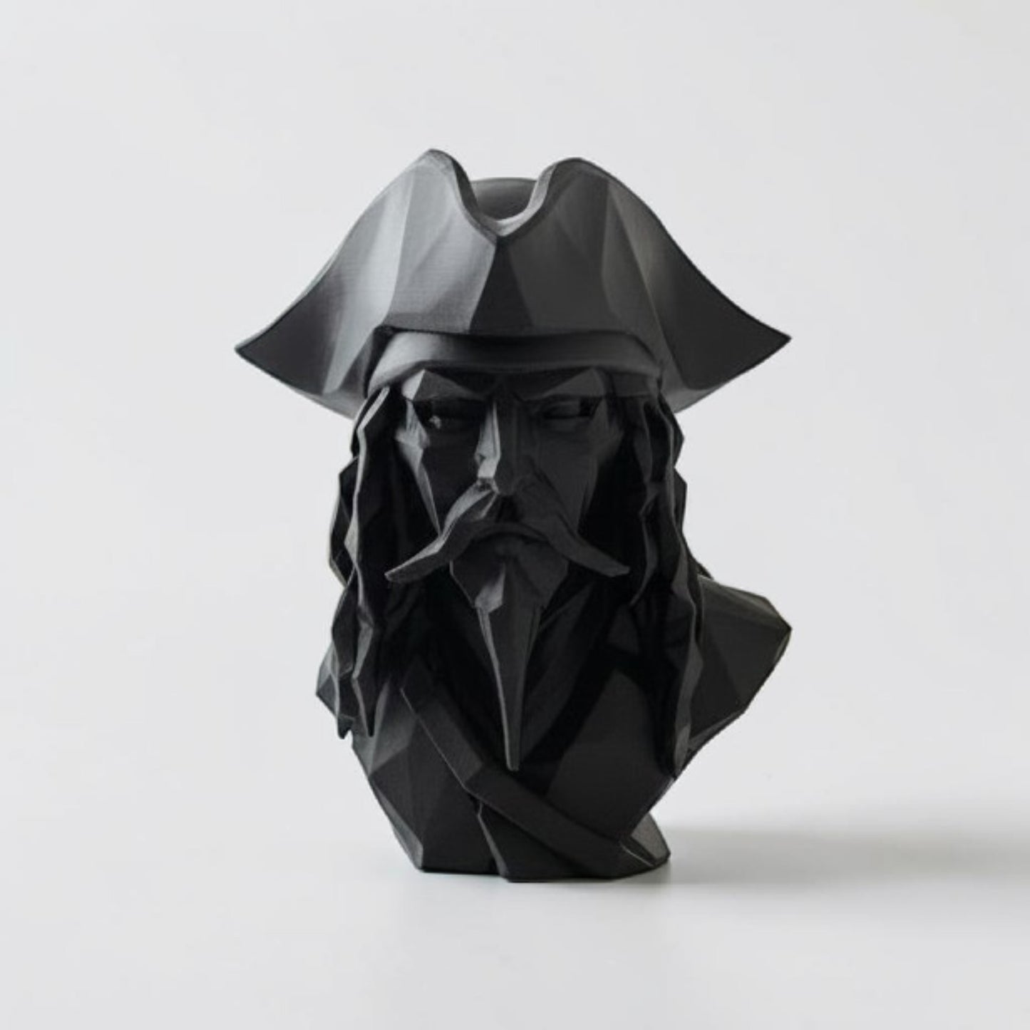 Pirate Bust Decor | 3D Printed Pirate Statue