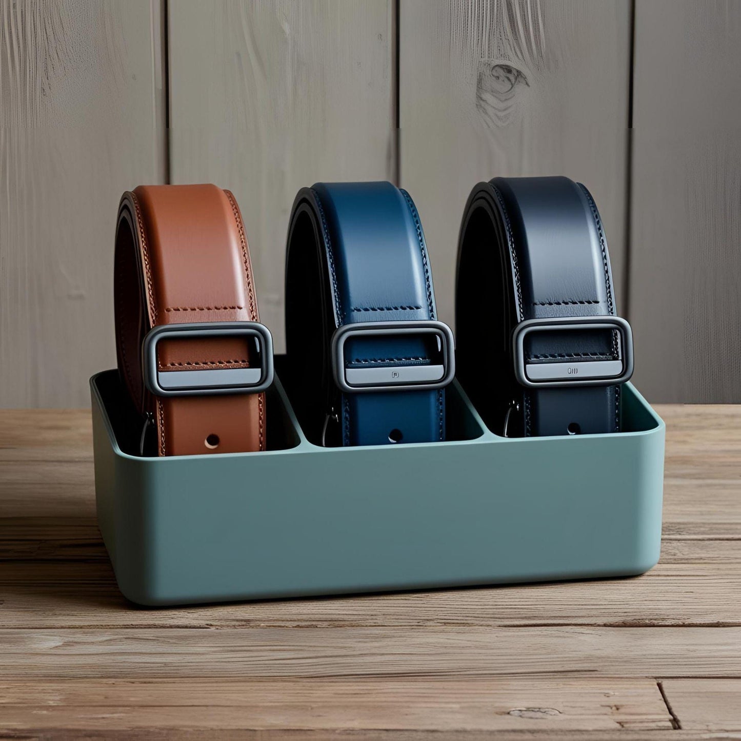 3D Printed Belt Organiser – 3 Belt Storage Holder UK