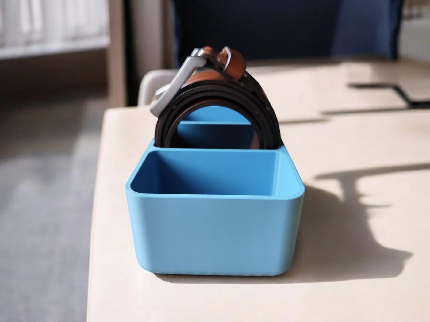 3D Printed Belt Organiser – 3 Belt Storage Holder UK
