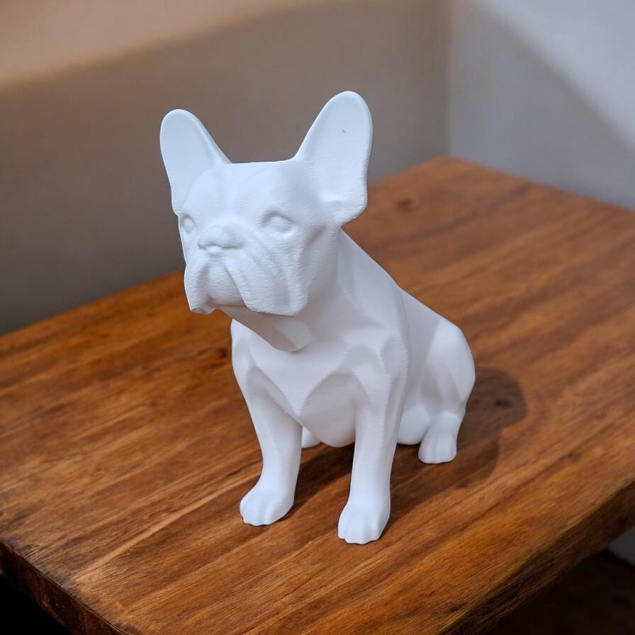 3D Printed French Bulldog Sculpture