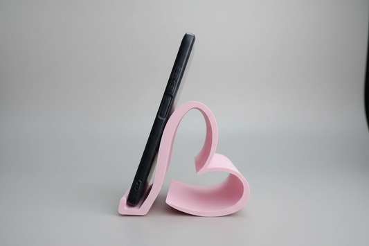 3D Printed Heart Phone Stand – Desk Phone Holder UK