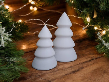 3D Printed Christmas Tree Tealight Holder Set