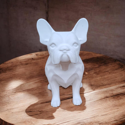 3D Printed French Bulldog Sculpture