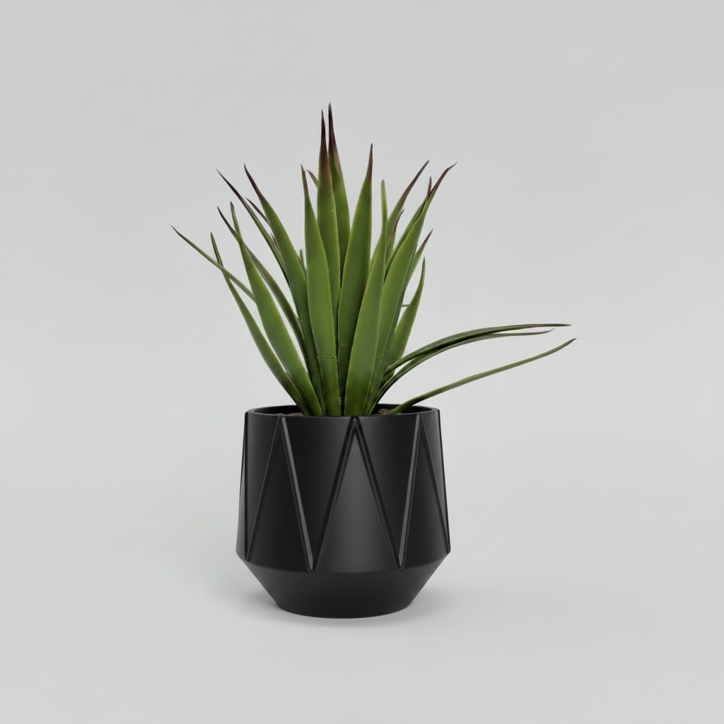 3D Printed GeoBloom Planter – Modern Indoor Plant Pot