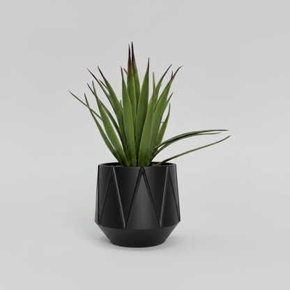 3D Printed GeoBloom Planter – Modern Indoor Plant Pot