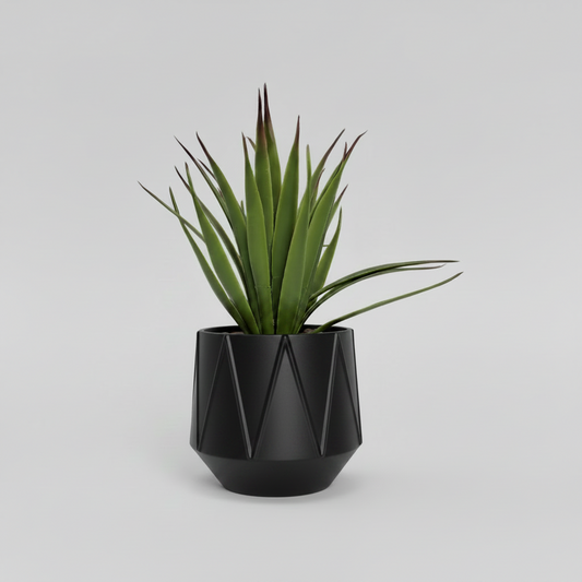 3D Printed GeoBloom Planter – Modern Indoor Plant Pot