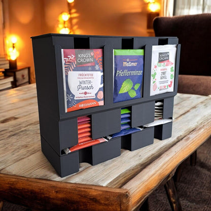 3D Printed Tea Bag Organiser and Dispenser