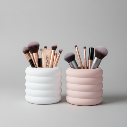3D Printed Makeup Brush Organiser – 5 or 6 Ring Holder