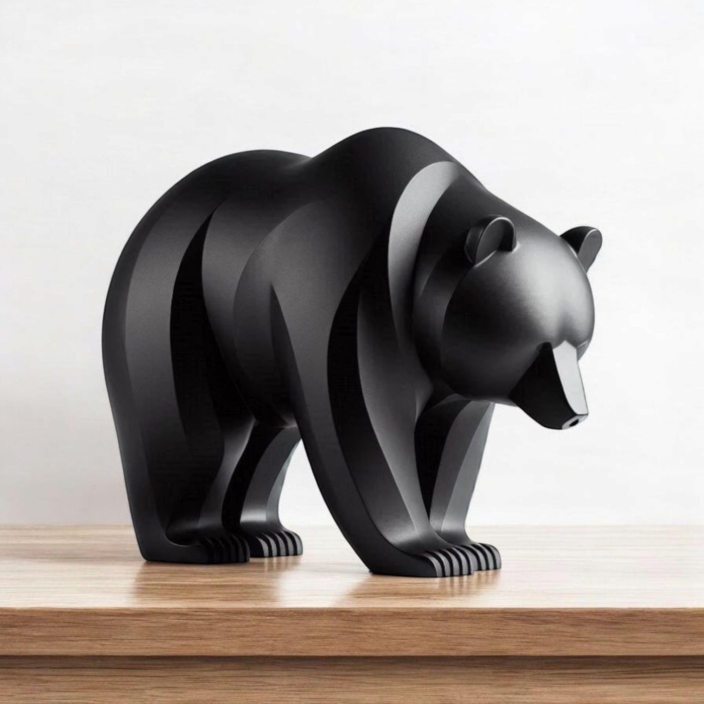 3D Printed Modern Bear Sculpture