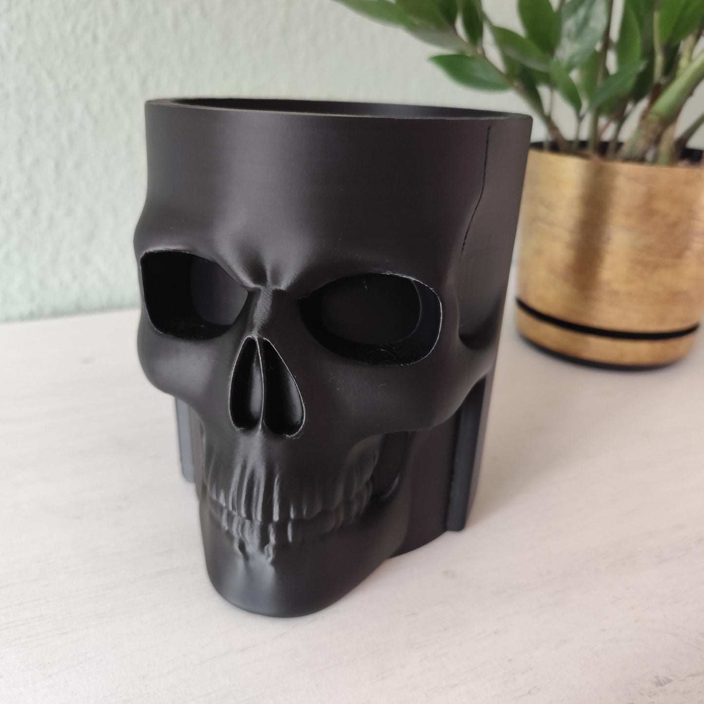 Skull Whiskey Bottle Holder