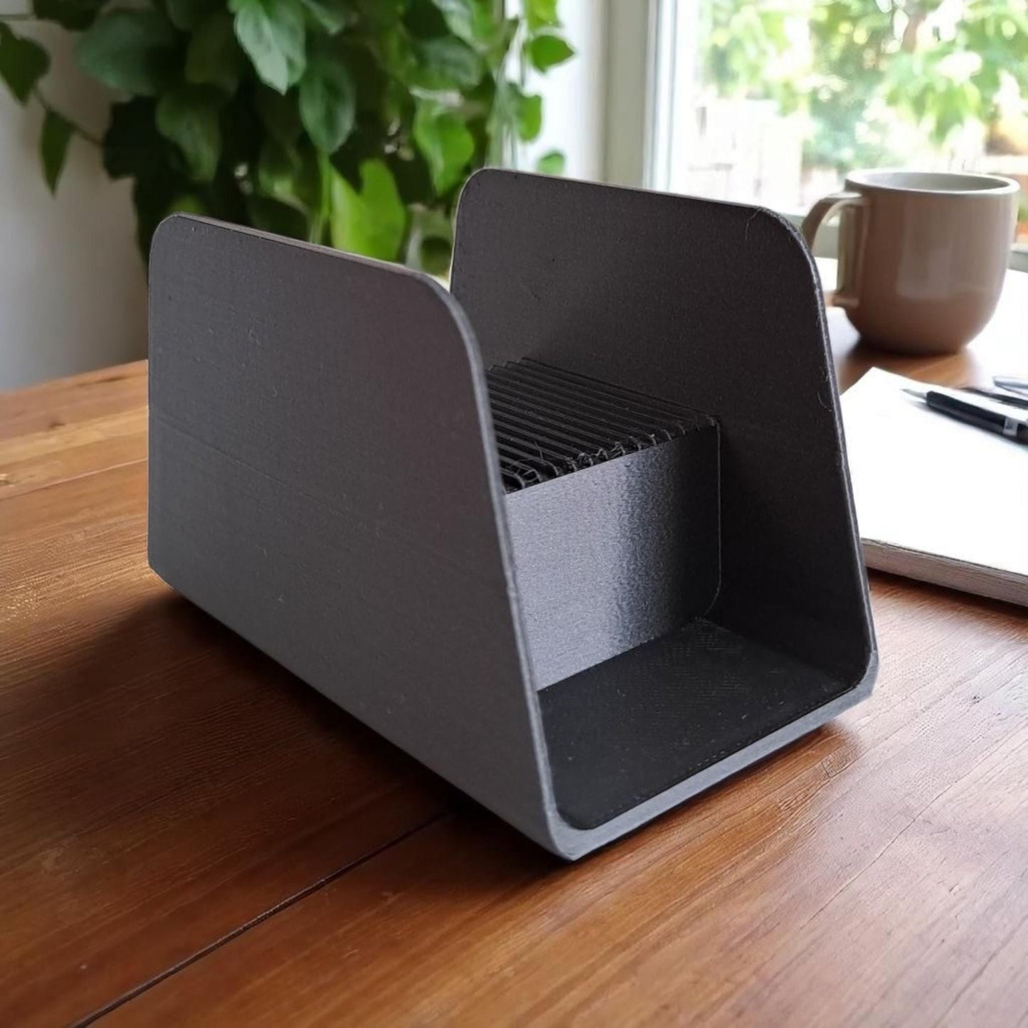 3D Printed Modern Floating Business Card Holder