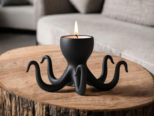 3D Printed Octopus Tealight Holder