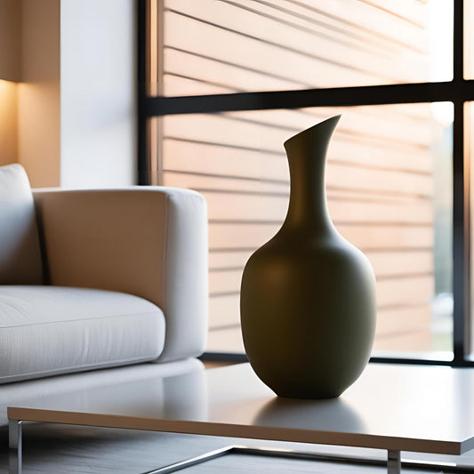 Modern Slanted Neck Vase