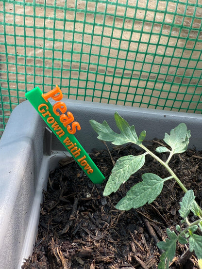 3D Printed Personalised Garden Stakes