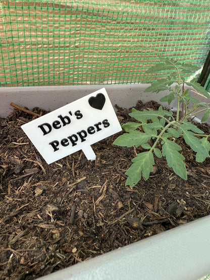 Personalized Garden Plant Stakes
