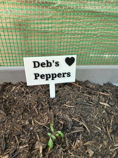 Personalized Garden Plant Stakes