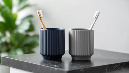 Ribbed Toothbrush Cup/holder