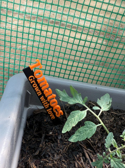 3D Printed Personalised Garden Stakes