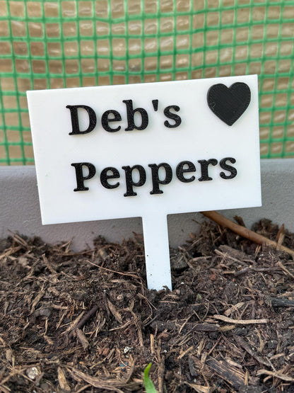 Personalized Garden Plant Stakes