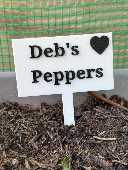 Personalized Garden Plant Stakes