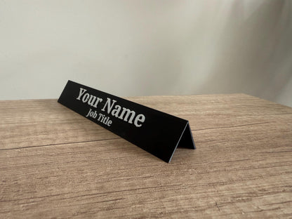 3D Printed Fully Customisable Free-Standing Desk Sign