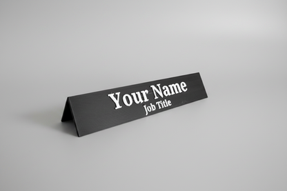 3D Printed Fully Customisable Free-Standing Desk Sign