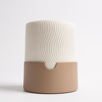 3D Printed Ribbed Planter Set – 2-Piece Self-Watering Plant Pots