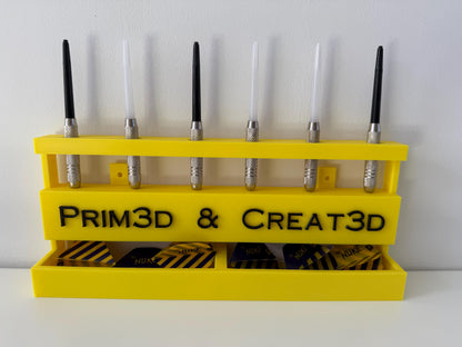 3D Printed Custom Darts Holder – 6 Dart Stand UK