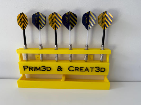 3D Printed Custom Darts Holder – 6 Dart Stand UK