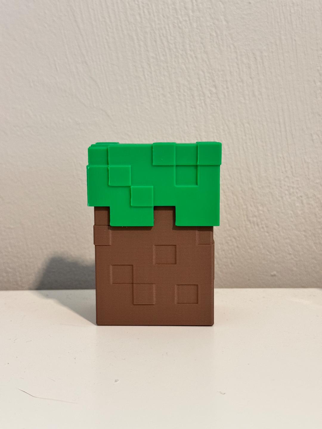 3D Printed Minecraft-Style UNO Card Box – Kids Game Gift UK